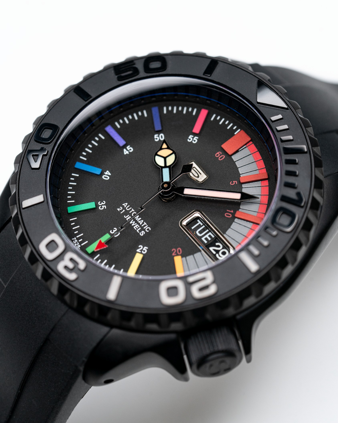 TRM All Black Rainbow Index V3 | Black Sports Series
