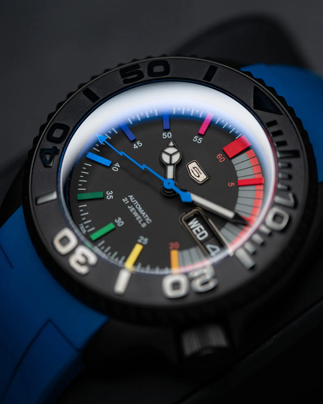 TRM All Black Rainbow Index | Blue Sports Series