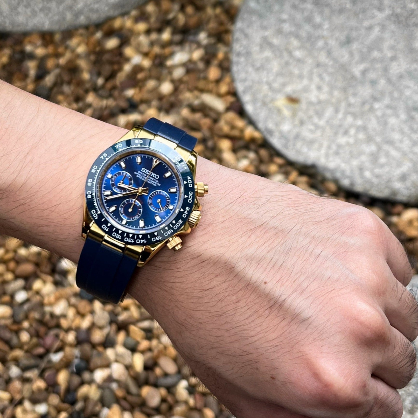 SEIKO MOD | DAYTONA | BLUE | BLUE DIAL