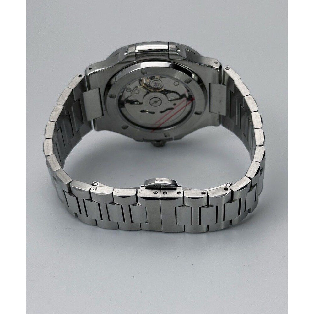 SEIKO MOD | NAUTILUS DATE | SILVER | CHOCO BROWN INDEX DIAL