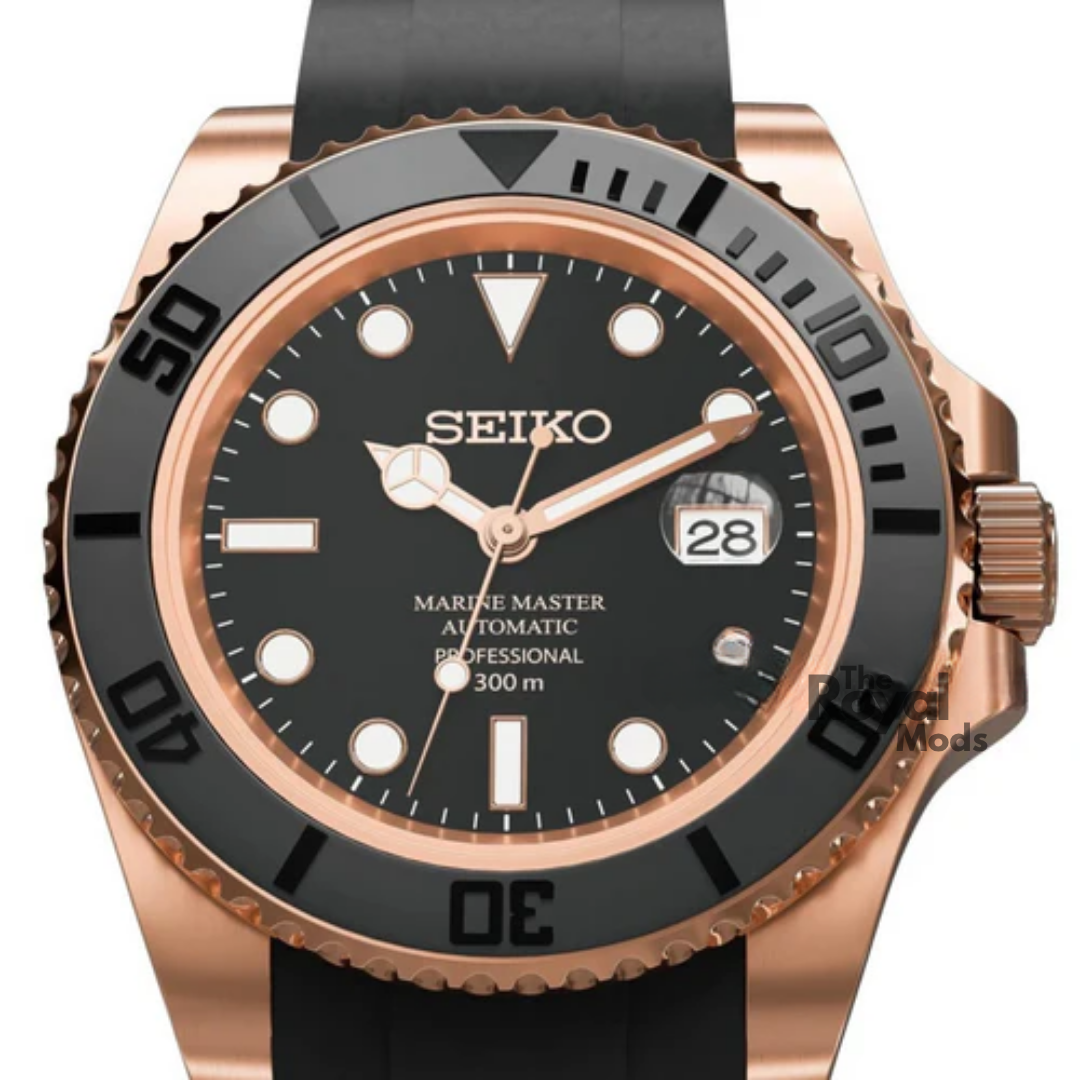 Seikomariner Rosegold Rubber