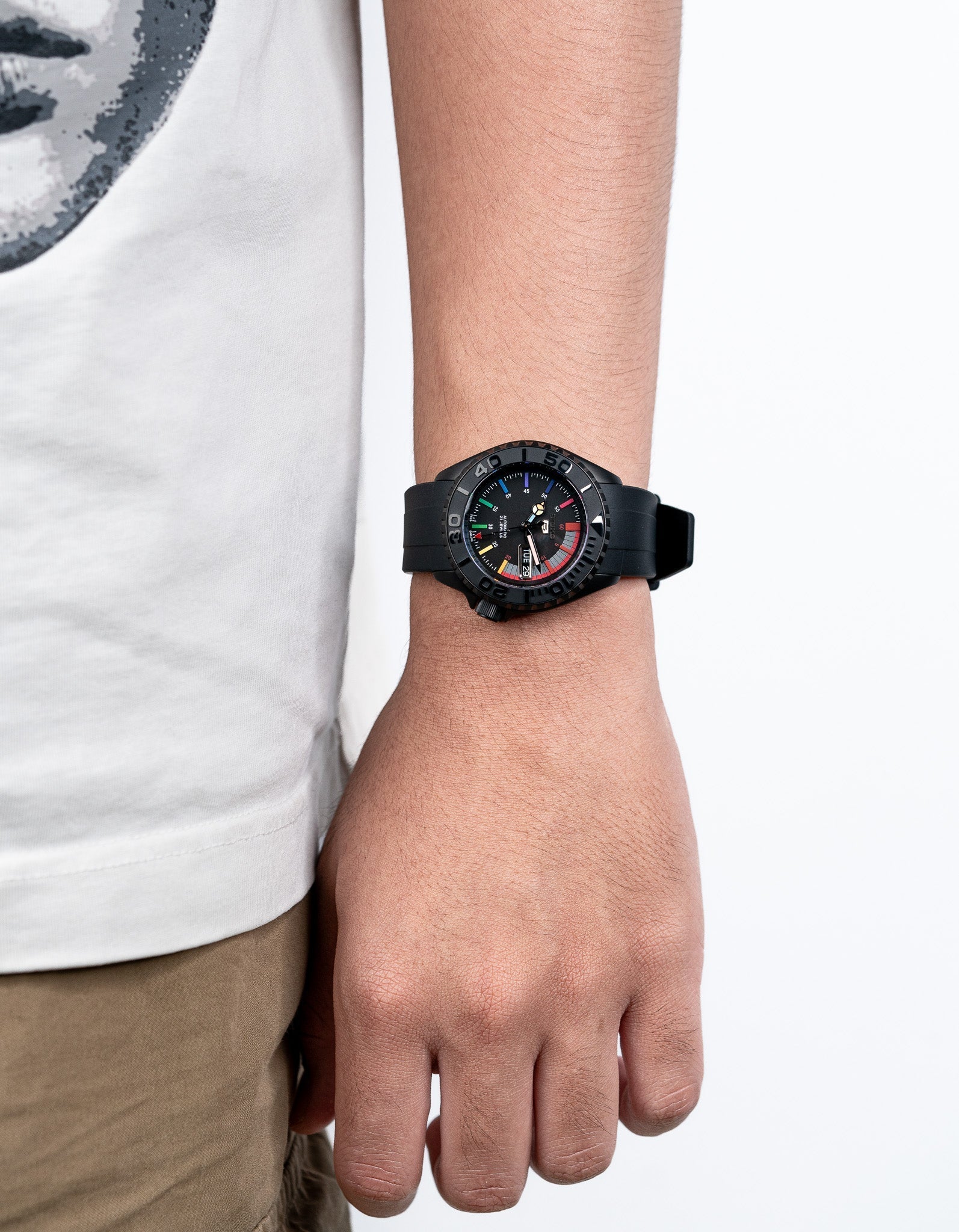 TRM All Black Rainbow Index V3 | Black Sports Series