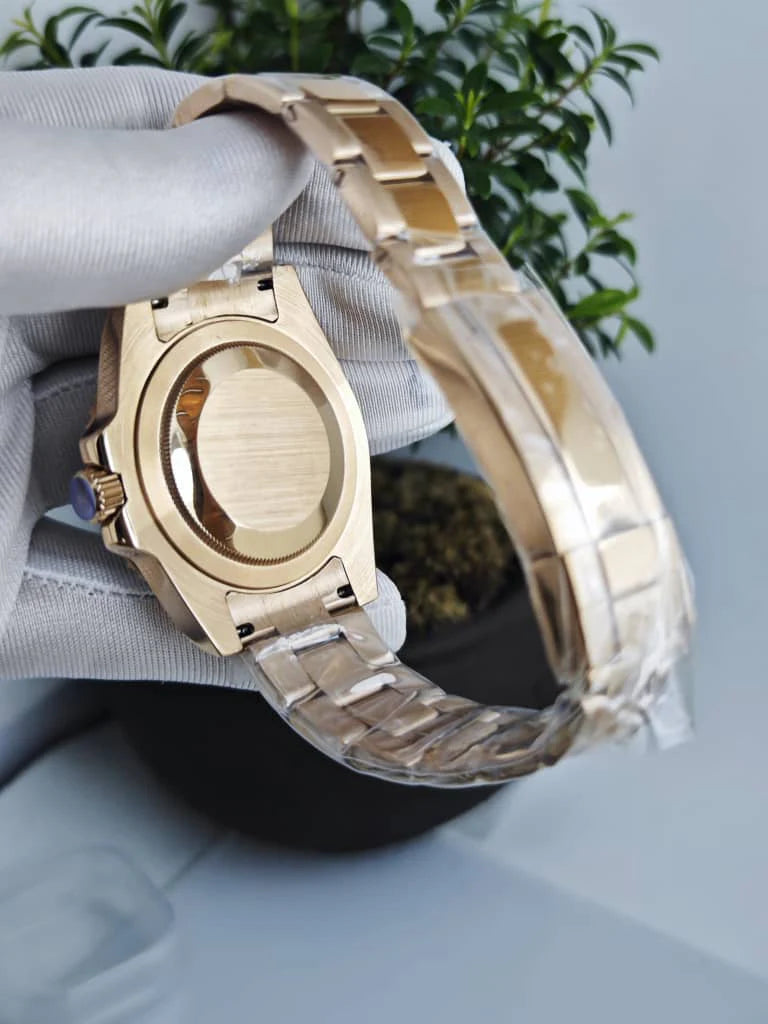 SEIKO MOD | ROOT BEAR | ROSE GOLD | BLACK DIAL