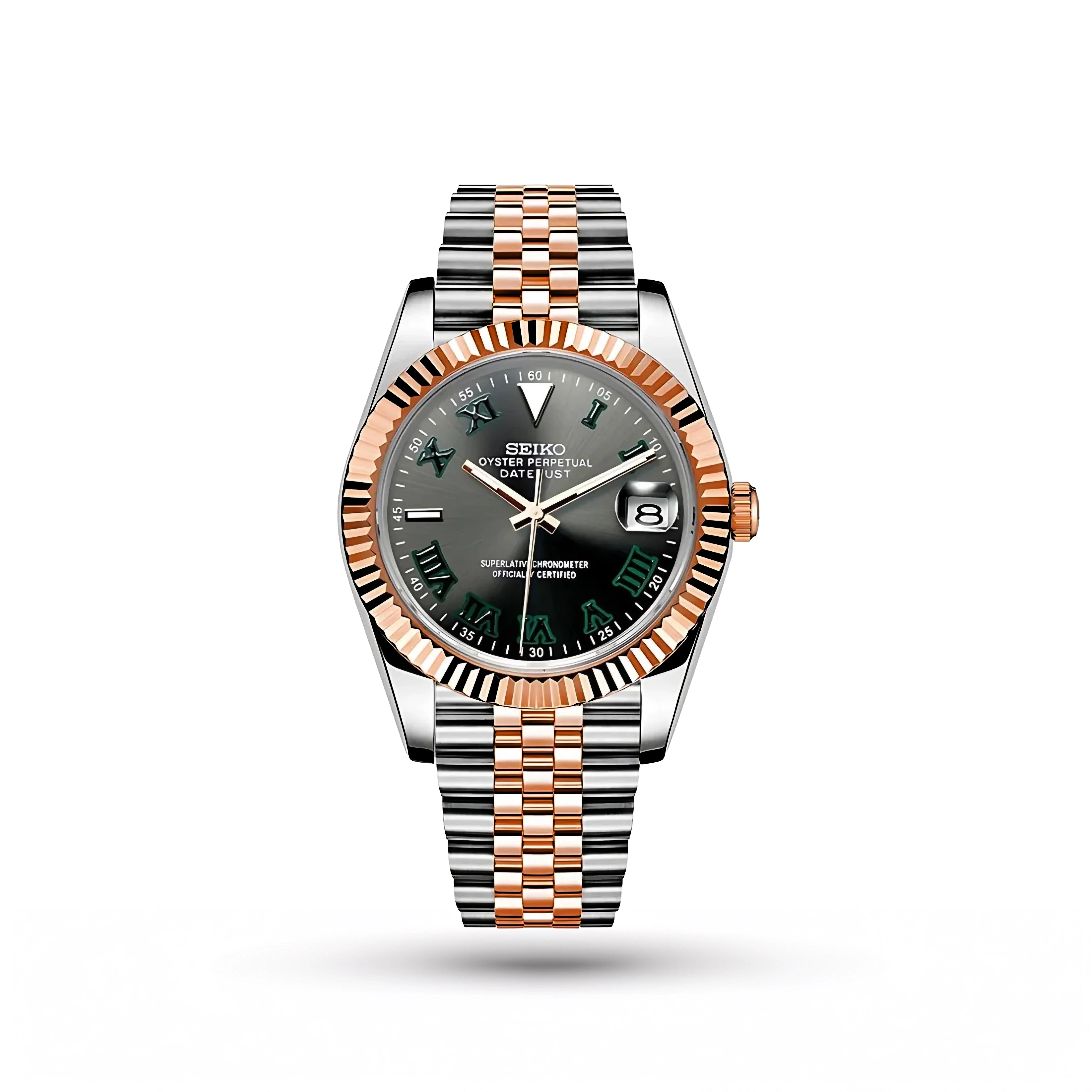 SEIKO MOD | WIMBLEDON| TWO TONE | GREY ROMAN DIAL