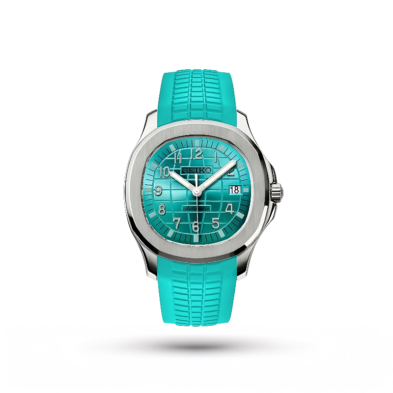 SEIKO MOD | AQUANAUT| TIFFANY BLUE | TIFFANY BLUE NUMARIC DIAL