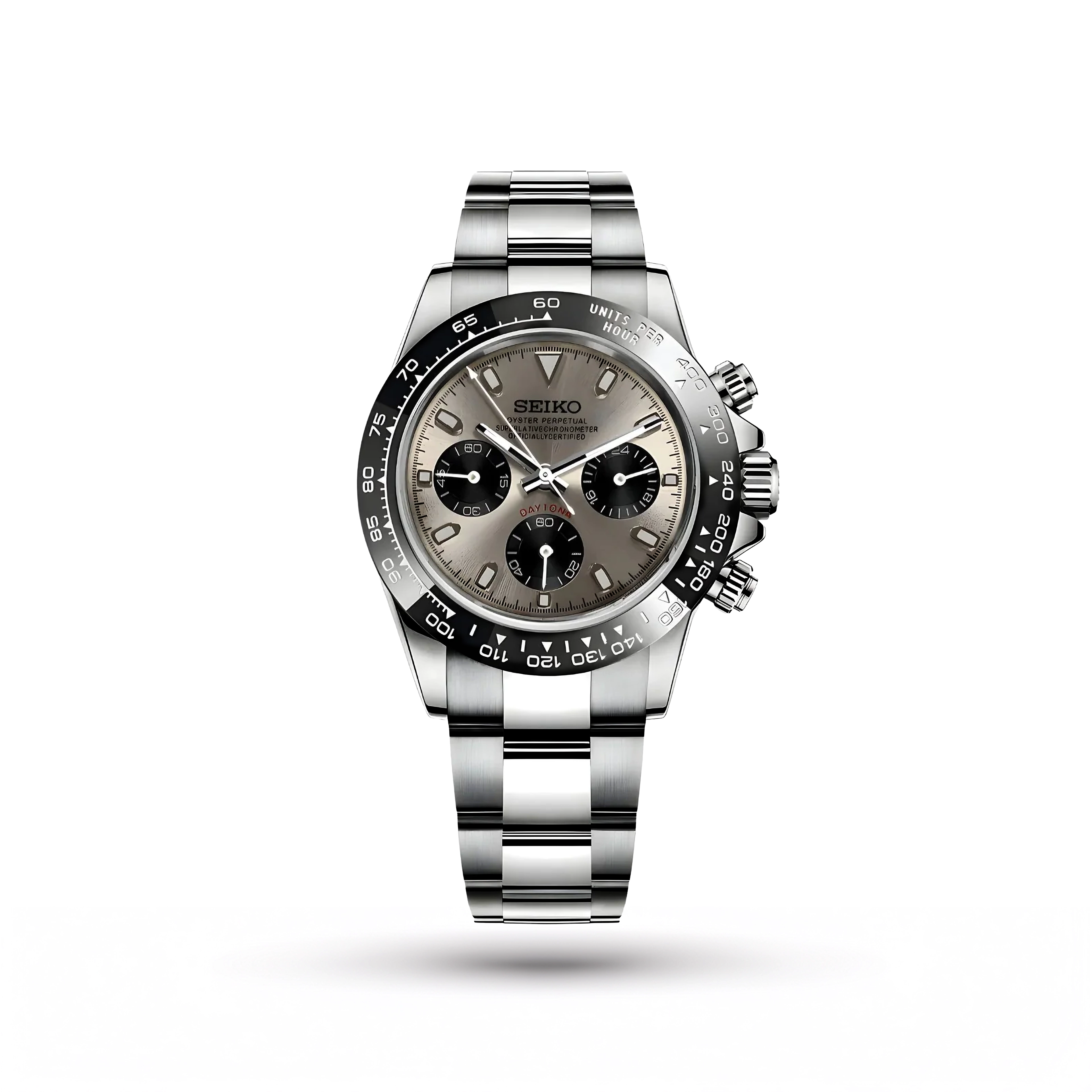 SEIKO MOD | DAYTONA | SILVER | GREY DIAL