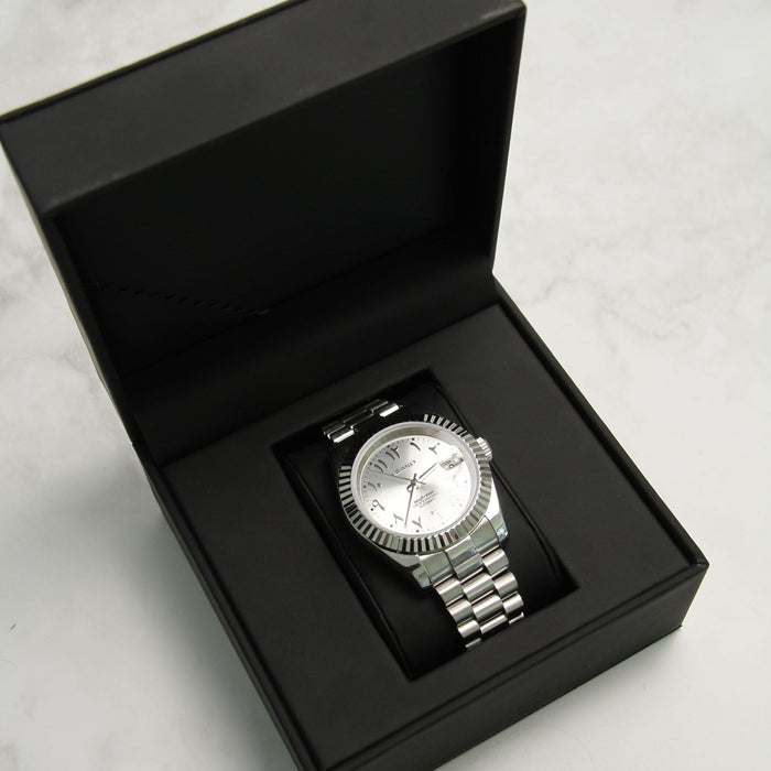 SEIKO MOD | DATE JUST | SILVER | ARABIC DIAL