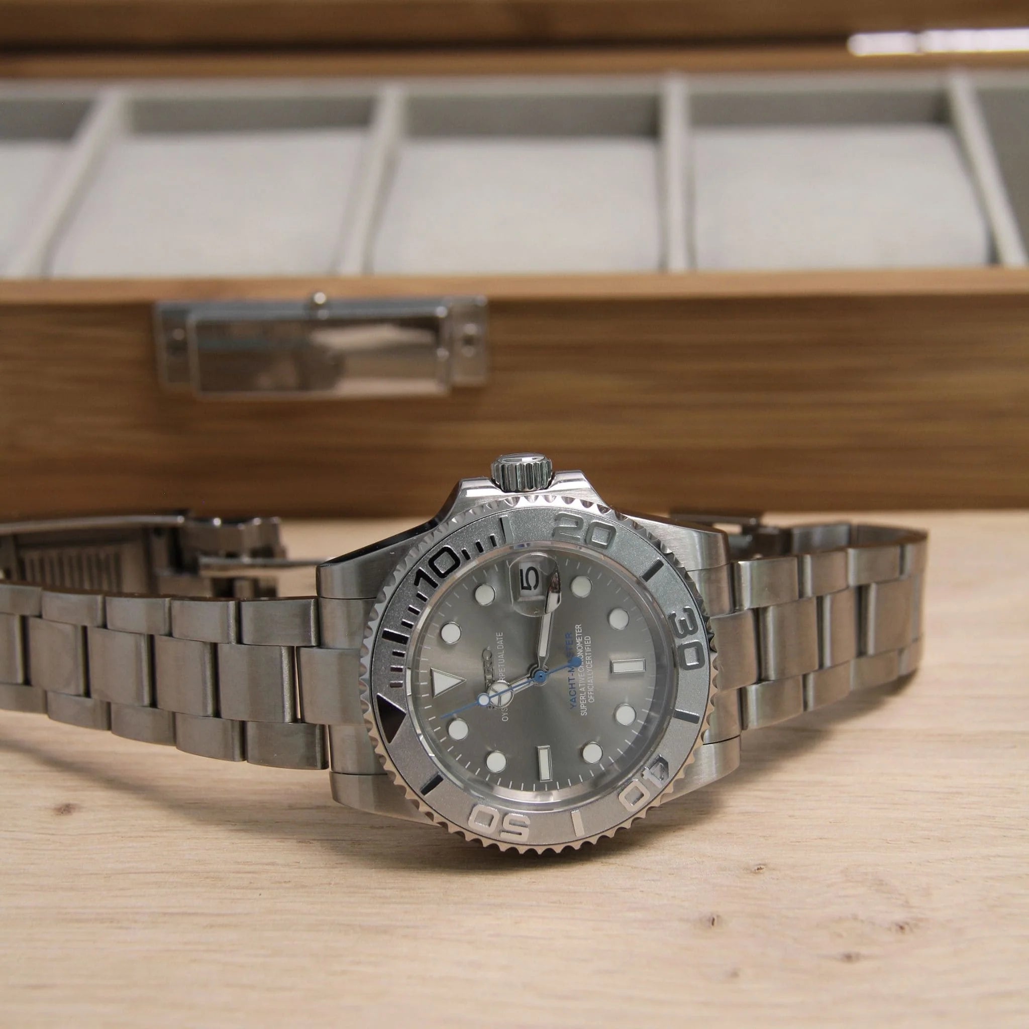 SEIKO MOD | YATCH MASTER | SILVER | SILVER INDEX DIAL