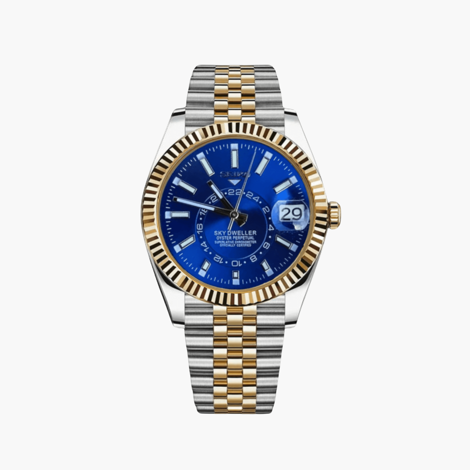 SeikoDweller Twotone Blue