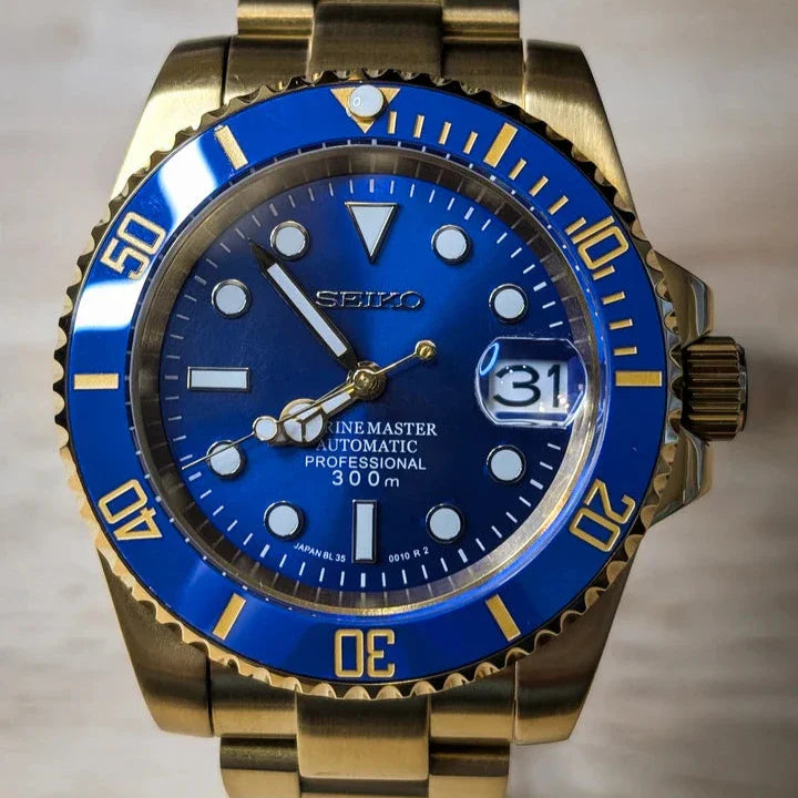 Seikomariner Gold Blue
