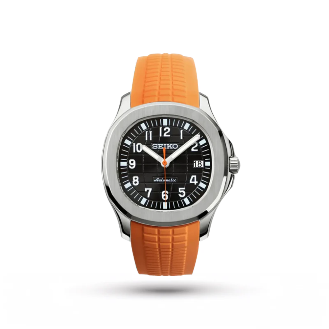 SEIKO MOD | AQUANAUT | ORANGE | BLACK NUMARIC DIAL