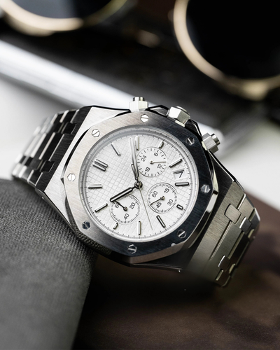 Octa | White Chronograph