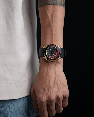 TRM Rose Gold  Rainbow Index | Black Sports Series