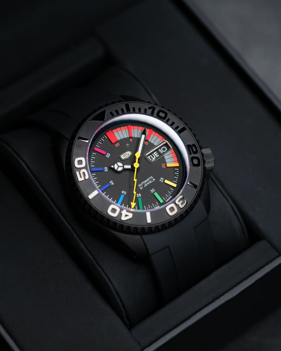 TRM All Black Rainbow Index V4 | Black Sports Series