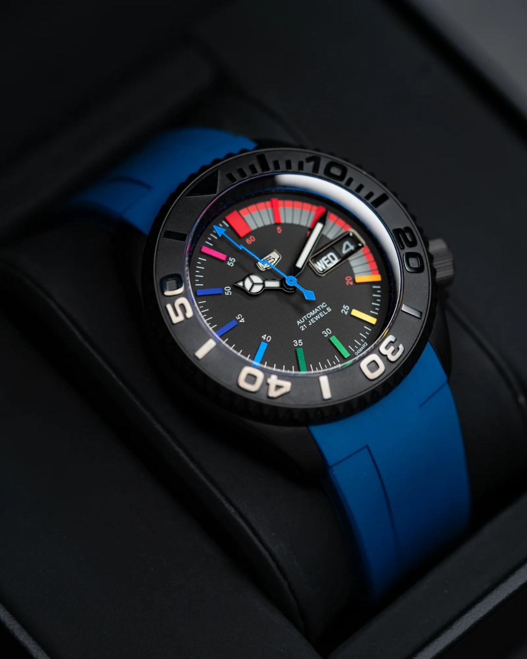 TRM All Black Rainbow Index | Blue Sports Series