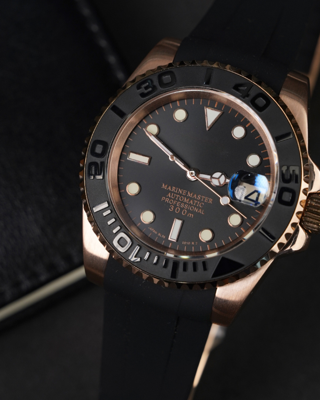Seikomariner | ROSE GOLD - BLACK V2