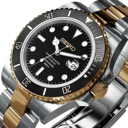 Seikomariner Black Twotone