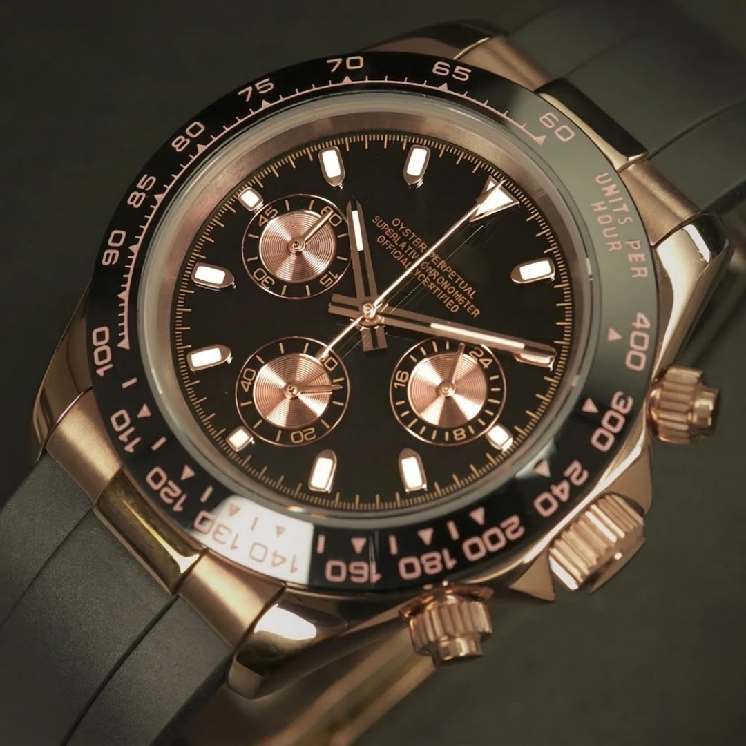 Black Daytona Rose Gold