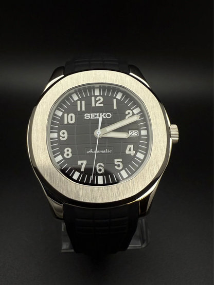 SEIKO MOD | AQUANAUT | BLACK | BLACK DIAL