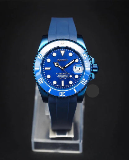 SEIKO MOD | SUBMARINER | BLUE | BLUE DIAL