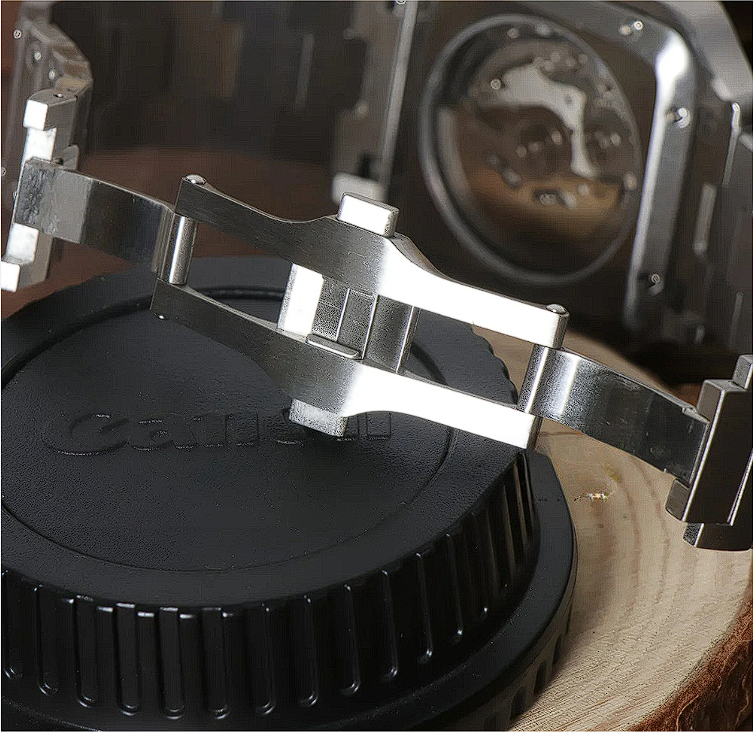 SEIKO MOD |SANTOS |GOLDEN TWO TONE | WHITE ROMAN DIAL