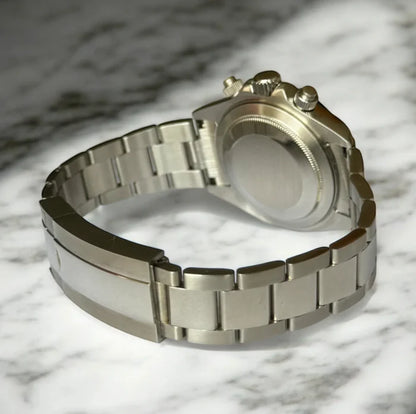 SEIKO MOD | DAYTONA| SILVER | ICE BLUE PLATINUM DIAL