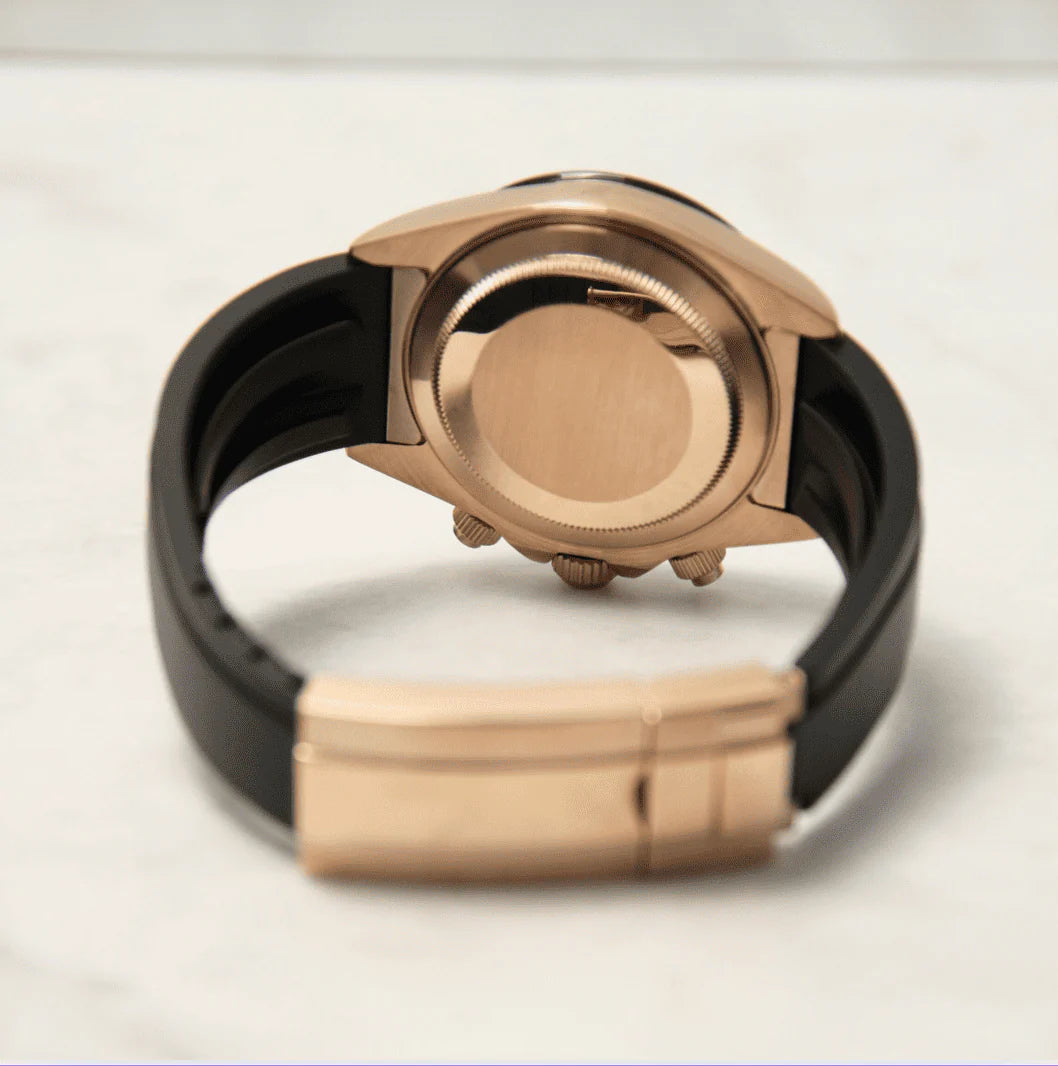 SEIKO MOD | DAYTONA ROSE GOLD | BLACK | BLACK INDEX DIAL