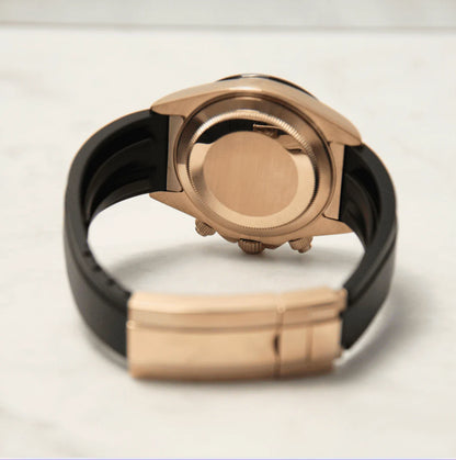 SEIKO MOD | DAYTONA ROSE GOLD | BLACK | BLACK INDEX DIAL