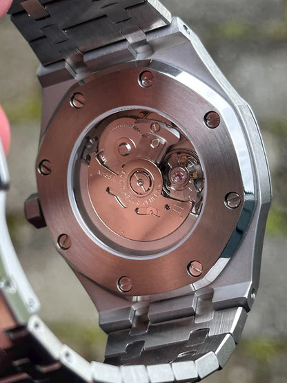 SEIKO MOD | ROAYL OAK | SILVER | TIFFANY BLUE INDEX DIAL