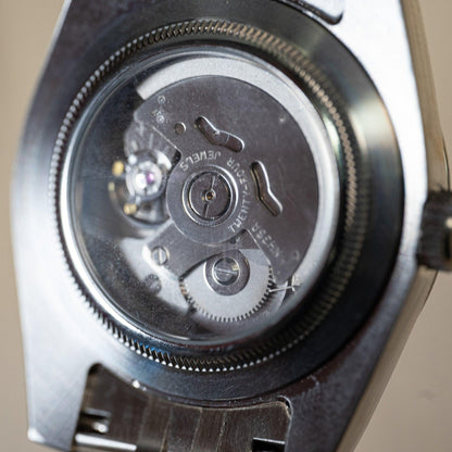 SEIKO MOD | DATE JUST | SILVER | OLIVE GREEN INDEX DIAL