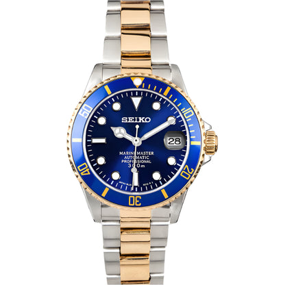 SEIKO MOD | SUBMARINER MASTER | TWO TONE | SEA BLUE DIAL