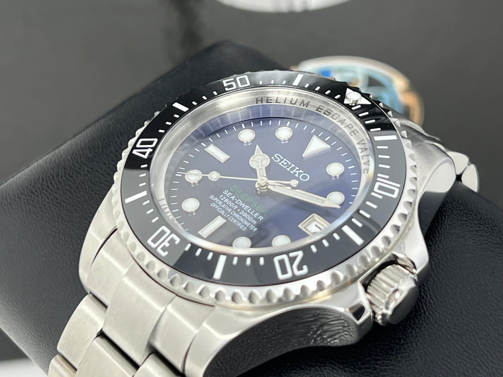 SEIKO MOD | DEEPSEA | SILVER | BLUE BLACK DIAL