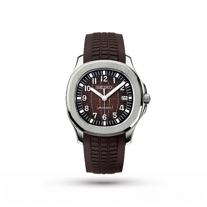 SEIKO MOD | AQUANAUT | BROWN | BROWN NUMERIC DIAL