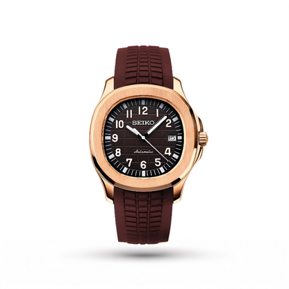 SEIKO MOD | AQUANAUT| BROWN | BROWN NUMARIC DIAL