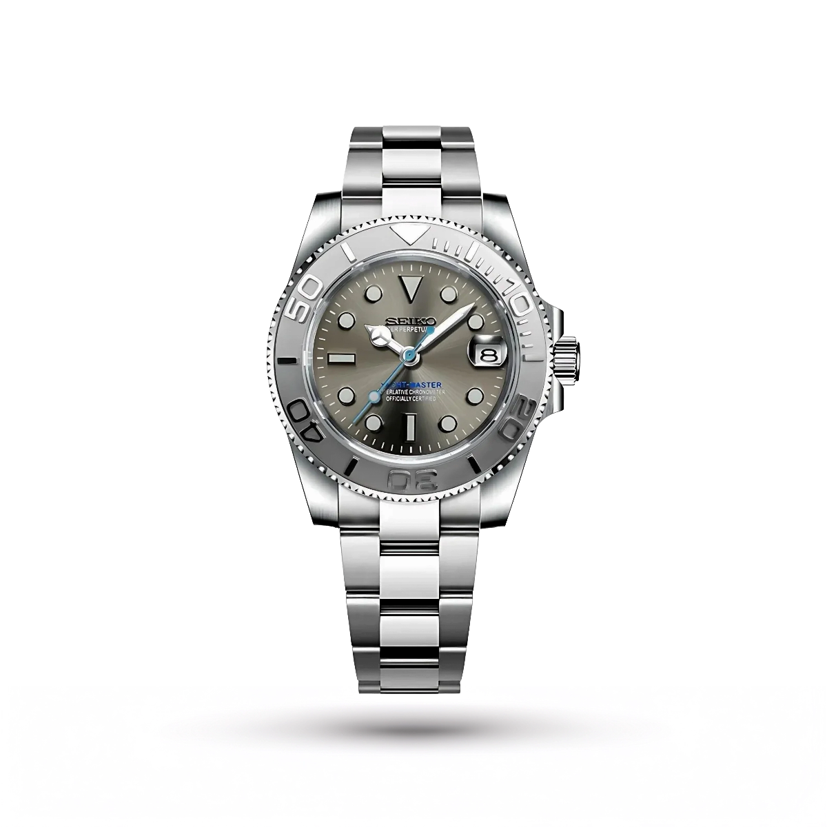 SEIKO MOD | YATCH MASTER | SILVER | SILVER INDEX DIAL