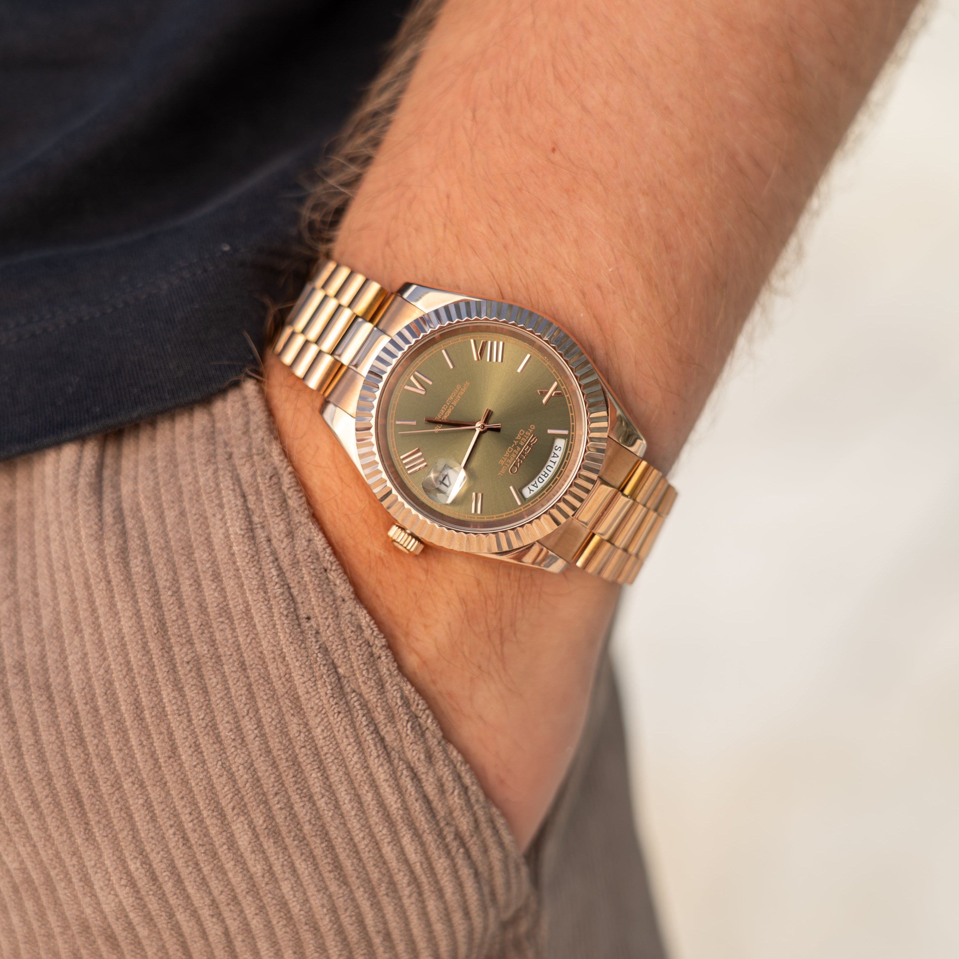 Seikodate Olive Rosegold