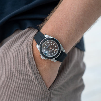 Seikomariner Black Rubber