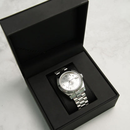 SEIKO MOD | DATE JUST | SILVER | ARABIC DIAL