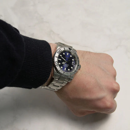 SEIKO | YATCHMASTER | SILVER | BLUE DIAL