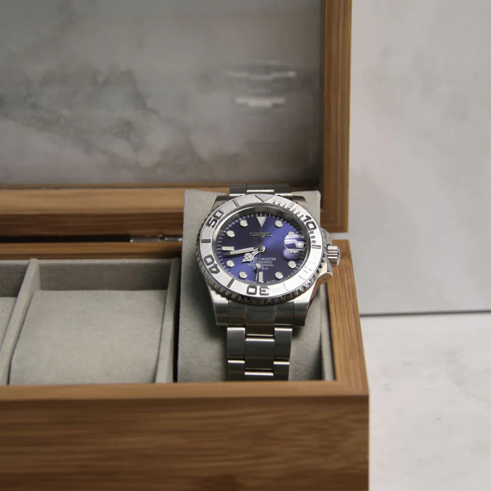 SEIKO | YATCHMASTER | SILVER | BLUE DIAL