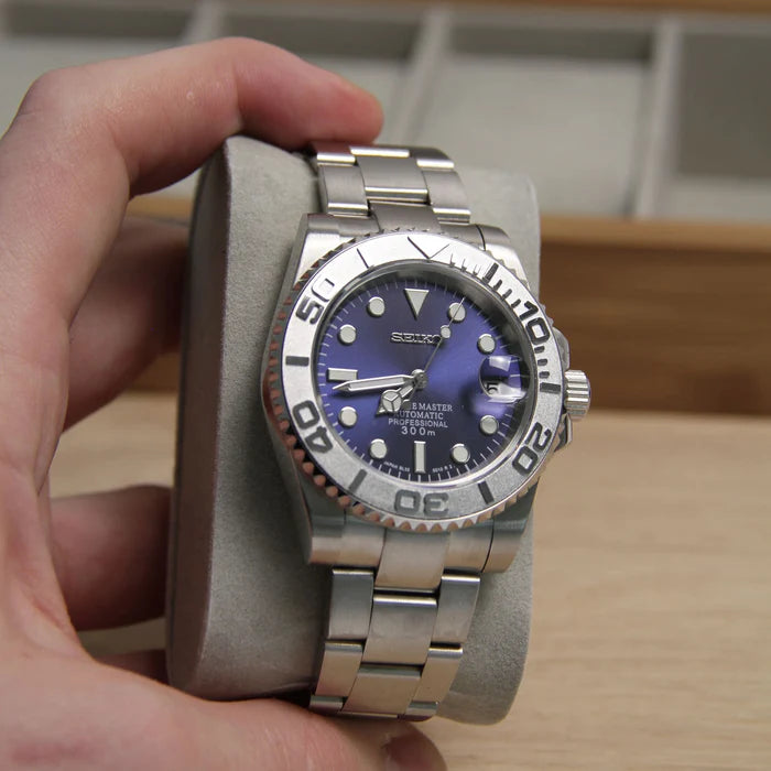SEIKO | YATCHMASTER | SILVER | BLUE DIAL