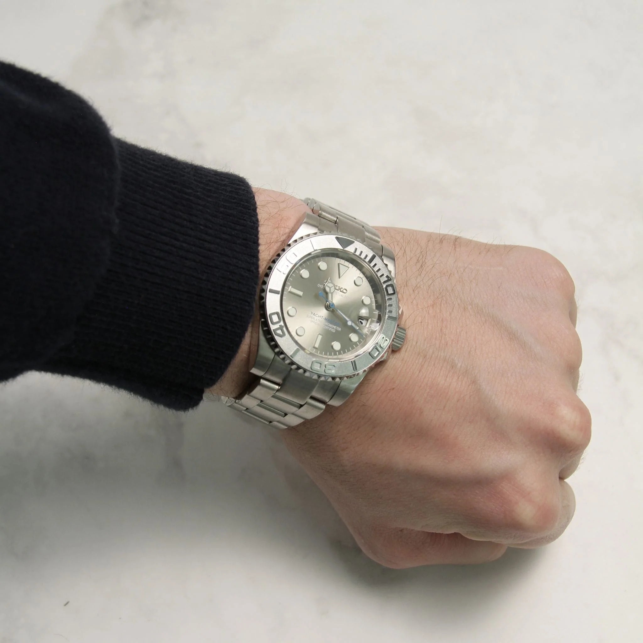 SEIKO MOD | YATCH MASTER | SILVER | SILVER INDEX DIAL