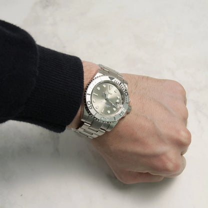 SEIKO MOD | YATCH MASTER | SILVER | SILVER INDEX DIAL