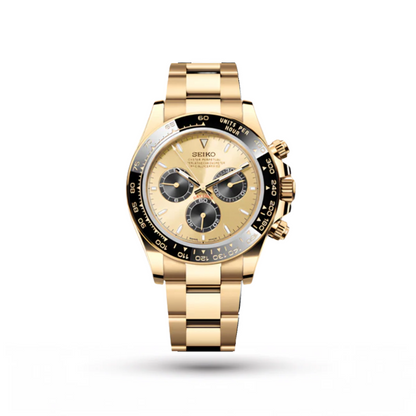 SEIKO MOD | DAYTONA GOLD | GOLD | GOLD DIAL