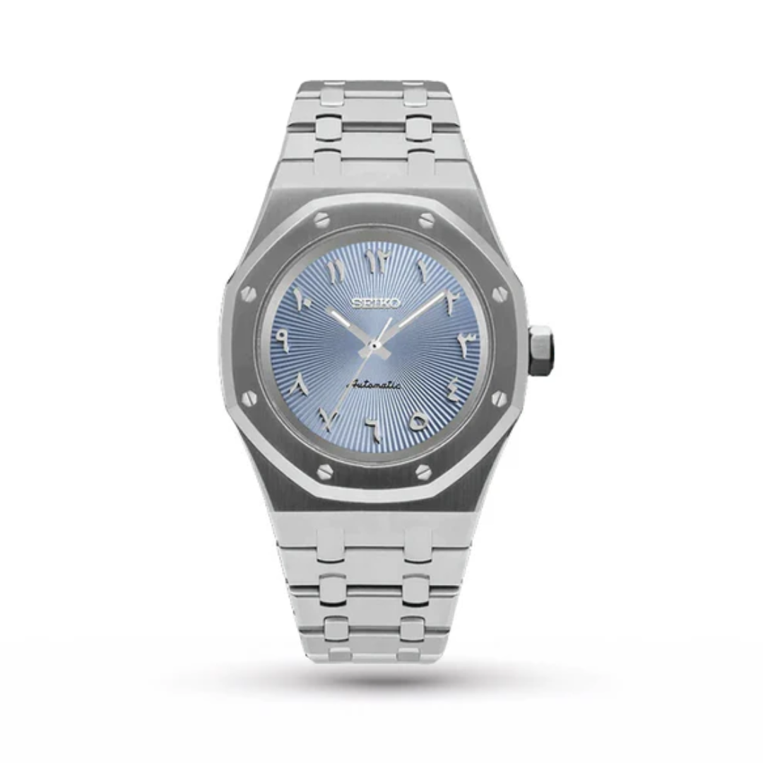 SEIKO MOD | ROYAL OAK | ICE BLUE | ARABIC DIAL