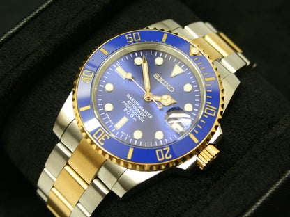 SEIKO MOD | SUBMARINER MASTER | TWO TONE | SEA BLUE DIAL