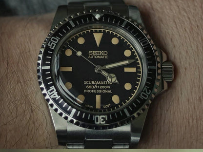SEIKO MOD | SCUBA MASTER | SILVER | BLACK INDEX DIAL