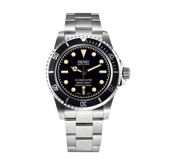 SEIKO MOD | SCUBA MASTER | SILVER | BLACK INDEX DIAL