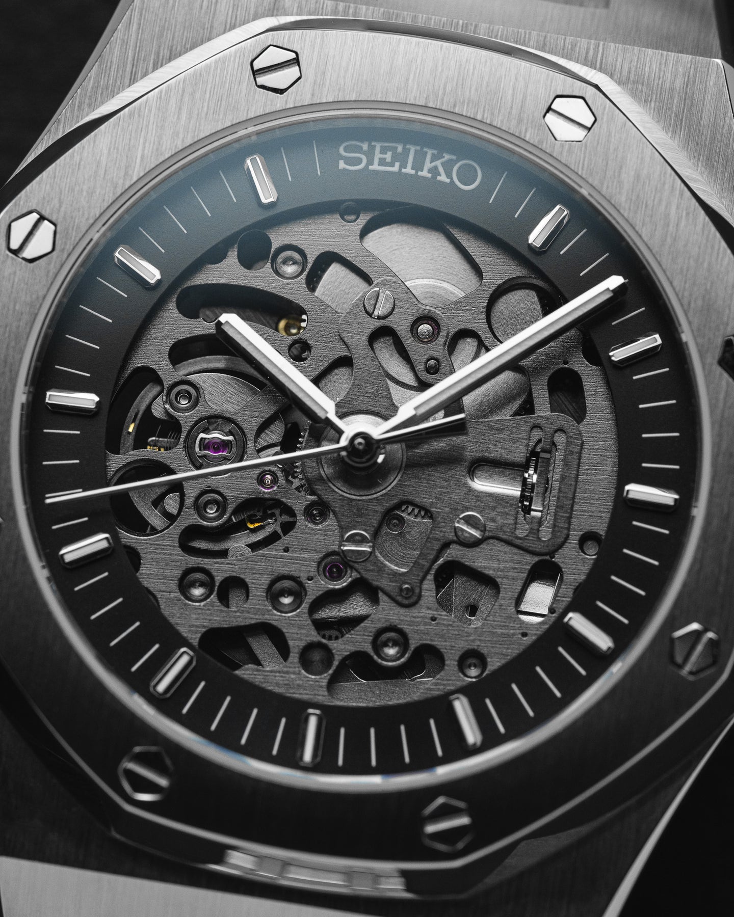 Royal Seikoak Frosted Skeleton