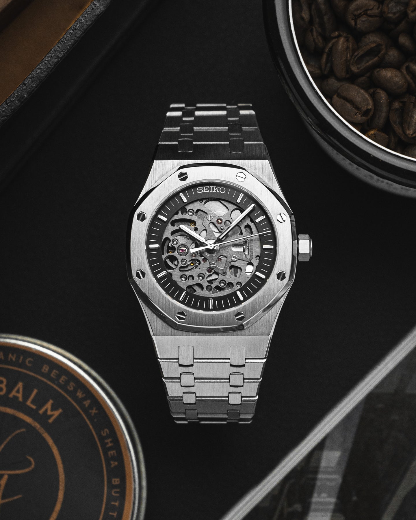 Royal Seikoak Frosted Skeleton